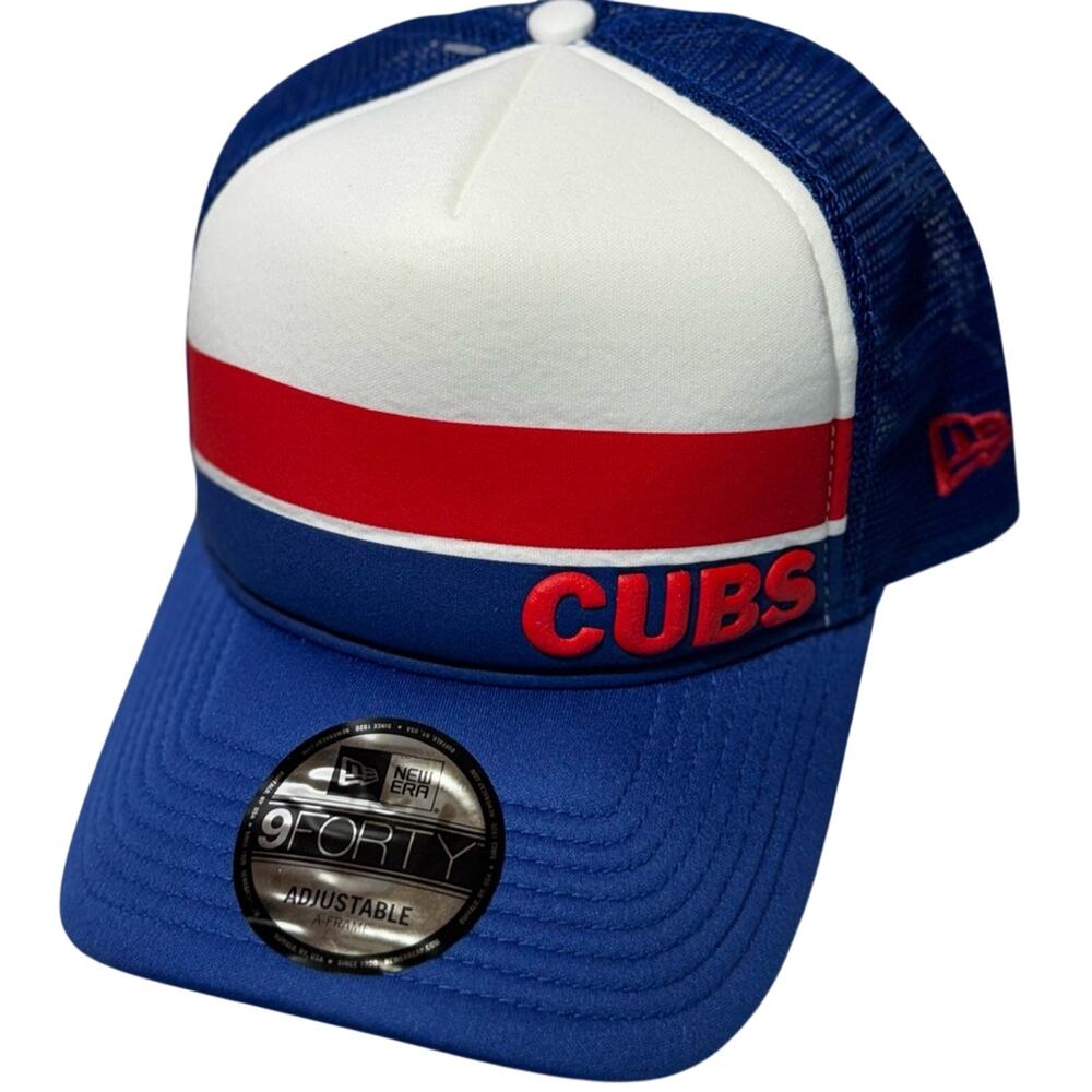 Chicago Cubs 9FORTY Trucker Hat by New Era  NWT Adjustable Snapback